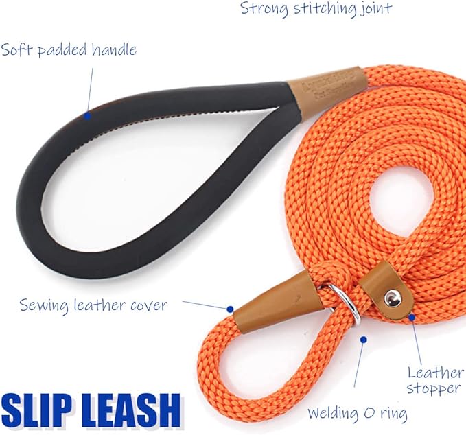 lynxking 6 FT Dog Leash Slip Lead 2