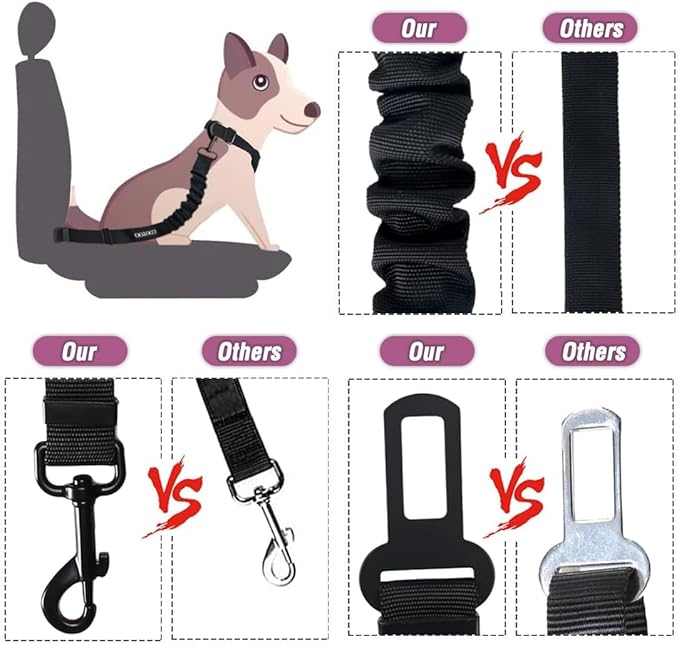 COOYOO Dog Seat Belt