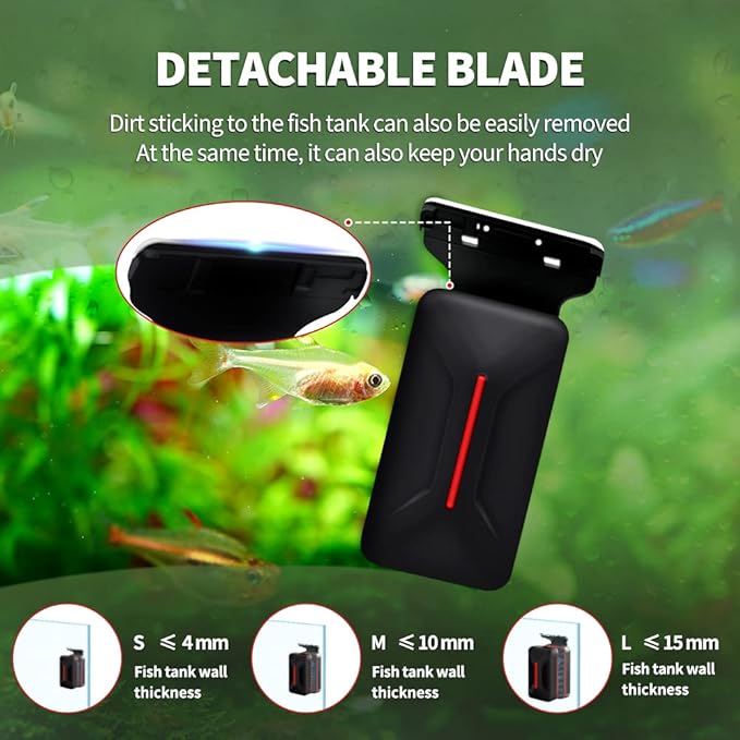 Aquarium brush Strong Magnetic Cleaner Brush Floating Magnetic Aquarium