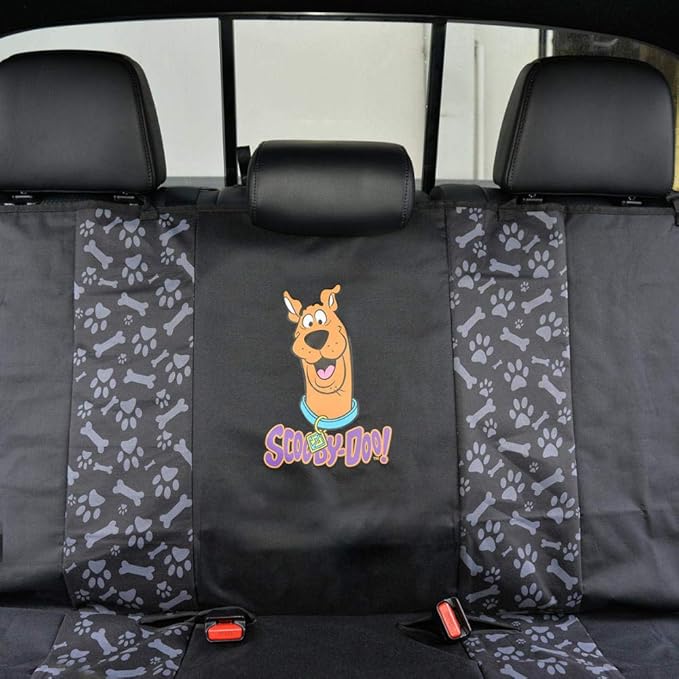 BDK Scooby Doo Waterproof Dog Car Seat Cover for Back Seat