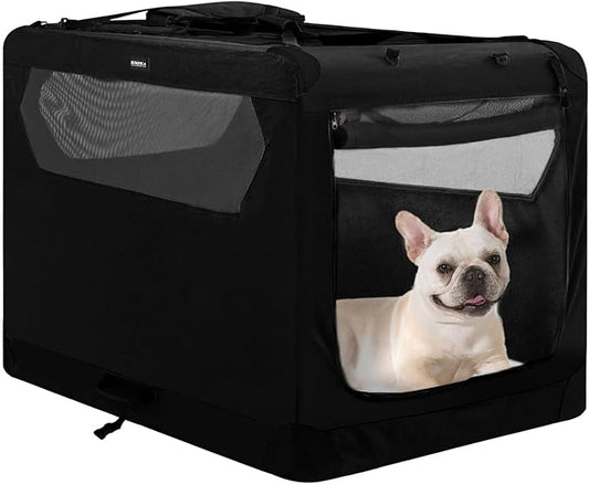 Soft Collapsible Dog Crate for Large Dogs 30 Inch 30x21x21 Inches