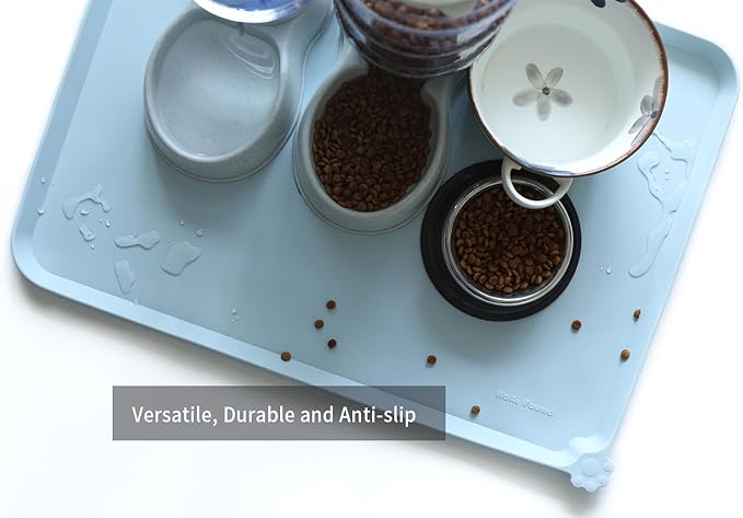 Hoki Found X-Large Silicone Pet Food Mats Tray