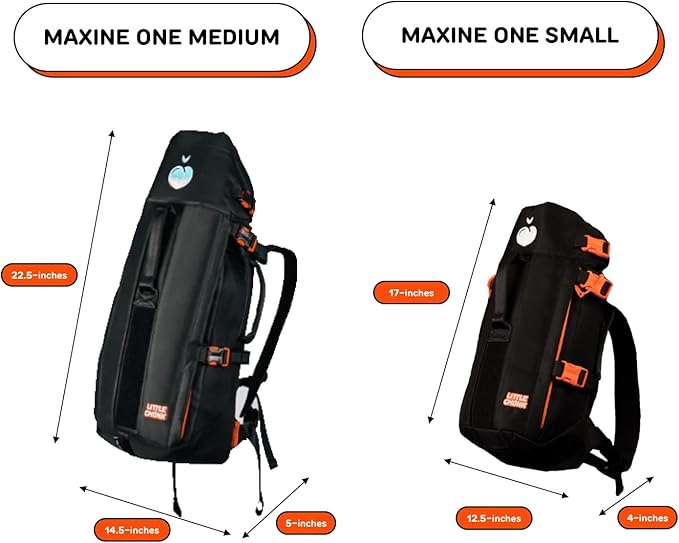The Maxine One Dog Backpack Carrier by LITTLE CHONK 35 lbs