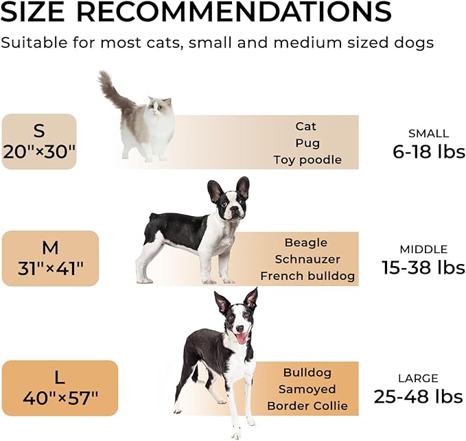 Luciphia Premium Fleece Dog Puppy Blanket Soft Pet Sherpa Calming Cat Blanket Throw for Small Medium Dog Cat(Pink 57x40 inches)