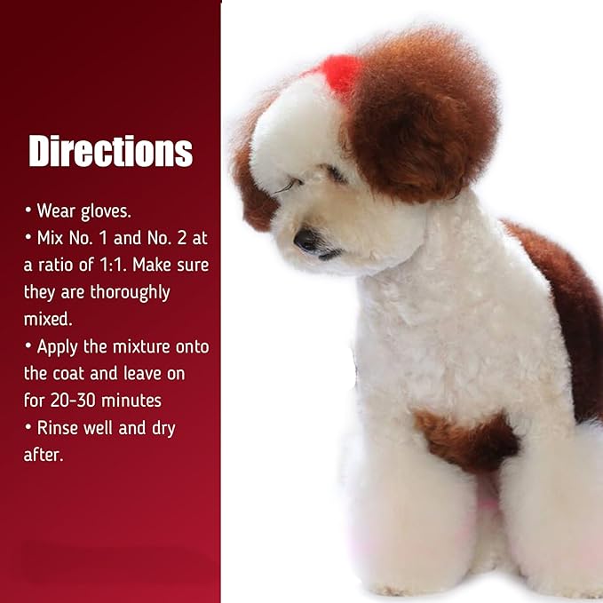OPAWZ Permanent Dog Hair Dye 20 Washes,