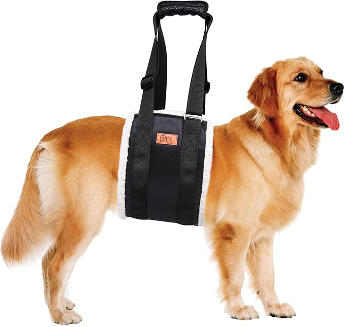 4-150 lbs Dog Lift Harness Adjustable Dog Sling for Large Dogs Lift Support Rehab Harness for Weak Rear Legs