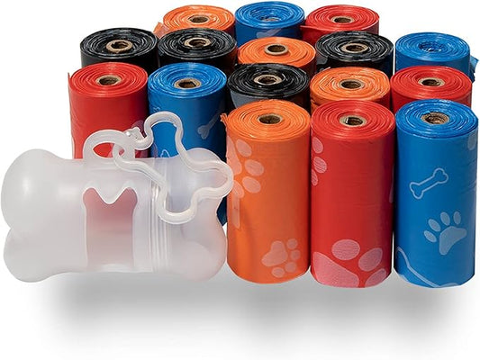 Best Pet Supplies Dog Poop Bags (240 Bags) for Waste Refuse Cleanup