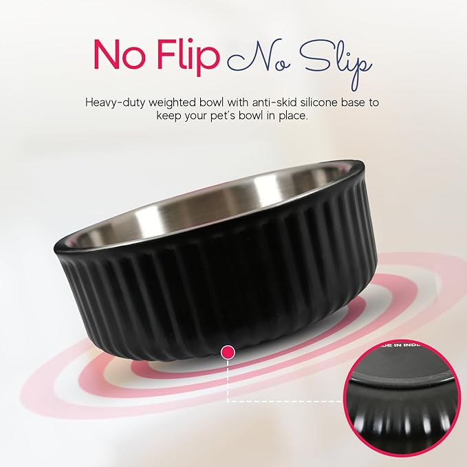 Stainless Steel Pet Bowl 40 Oz/1200ml)