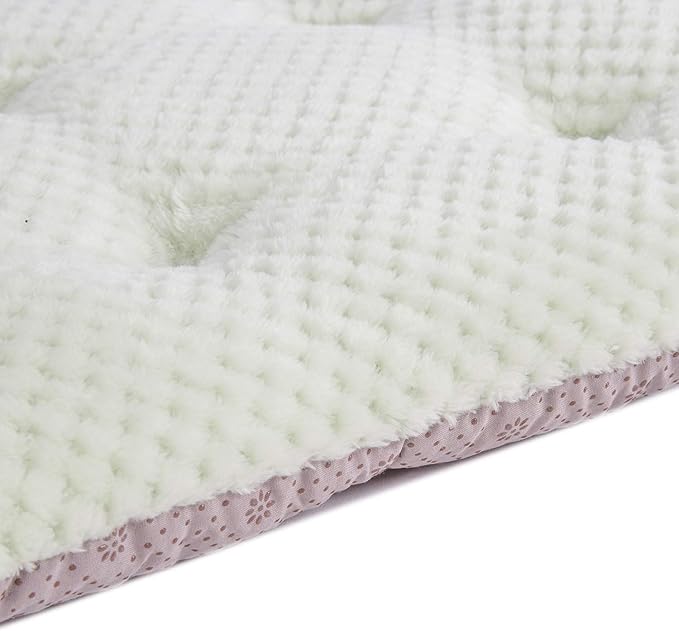 WONDER MIRACLE Fuzzy Deluxe Pet Beds (15" x 23", S-Pastel