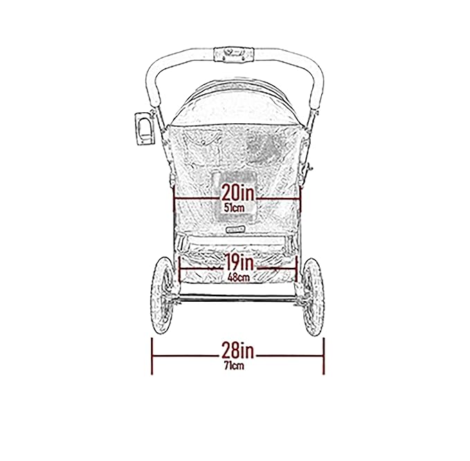 Pet Gear NO-Zip Double Pet Stroller 1 Model 3 Colors