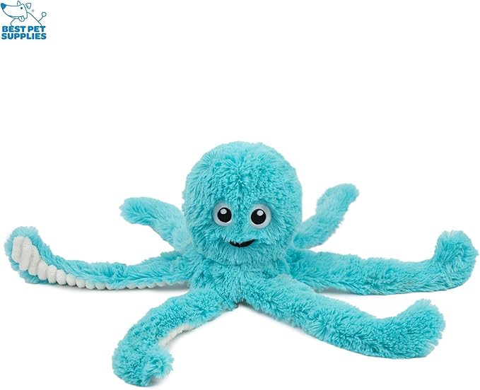 Best Pet Supplies OctoMutant Crinkle Plush Dog Toys for Interactive Play