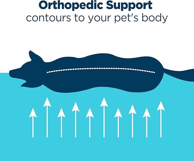 La-Z-Boy Petmate Bentley Orthopedic Foam Large Dog Bed (36 x 28 x 3 inches) 50lbs with