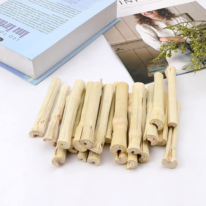 300g Snacks Sweet Bamboo Chew Toy for Rabbits Chew Sticks for Hamster Chinchilla Guinea Pig