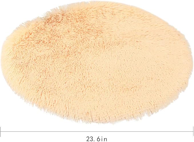 24 Inch Plush Dog Bed Mat Warm Fluffy