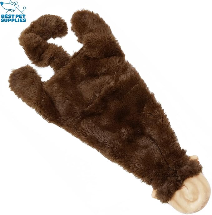 Best Pet Supplies 2-in-1 Stuffless Squeaky Dog Toys with Soft