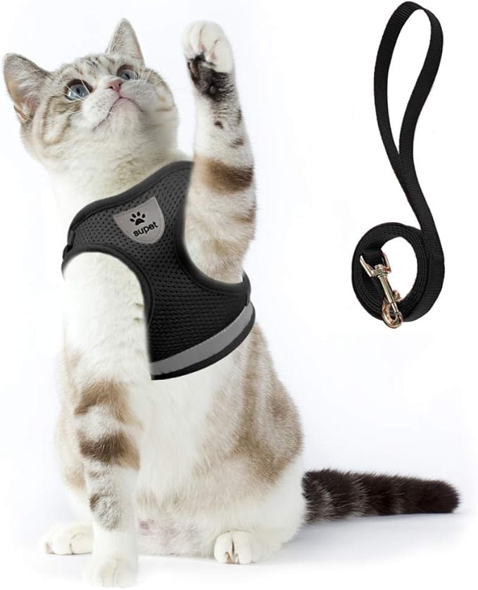 Supet Cat Harness and Leash Set for Walking