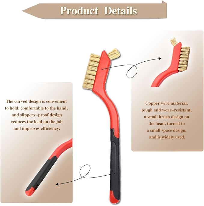 3 Pcs Turtle Cleaning Brush