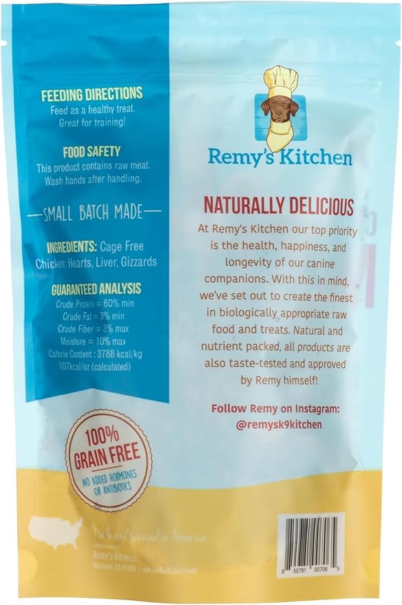 Chicken Meat Medley Freeze Dried Dog and Cat Treats 3 oz USA Sourced Locally