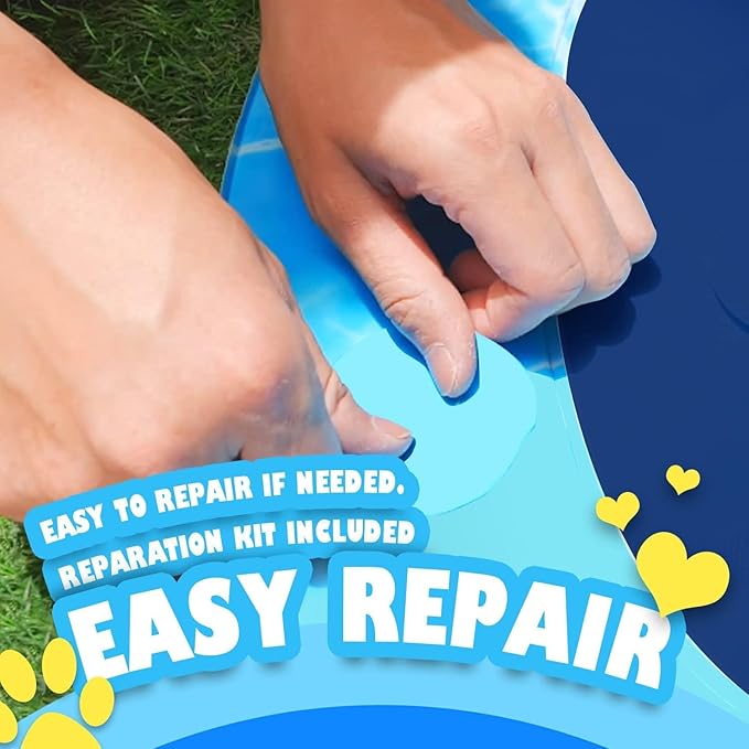 PAWISE Dog Splash Pad 59 Inch Toys(150 cm),Splash