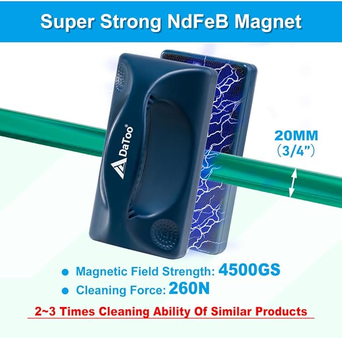 Aquarium Mini Magnetic Scrubber Scraper Small Fish Tank