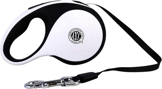 AMERICAN KENNEL CLUB Retractable Tangle-Free Dog Leash 16.4ft, for 66 lbs,