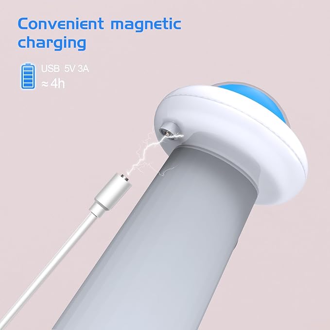 Electric Foam soap Dispenser for Dog Bath/cat Bath/Kitchen Sink/Bathroom/ 9 inx 3.2in x 3.2in 350ml 1200mAh IPX 7 Waterproof