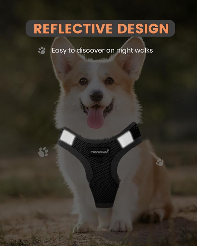 FAYOGOO Service Dog Vest for Small Breed 6PCS Removable