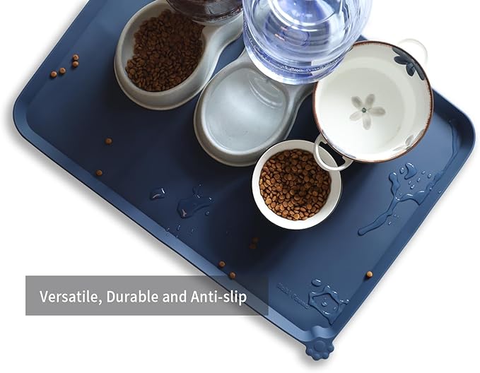 Hoki Found X-Large Silicone Pet Food Mats Tray