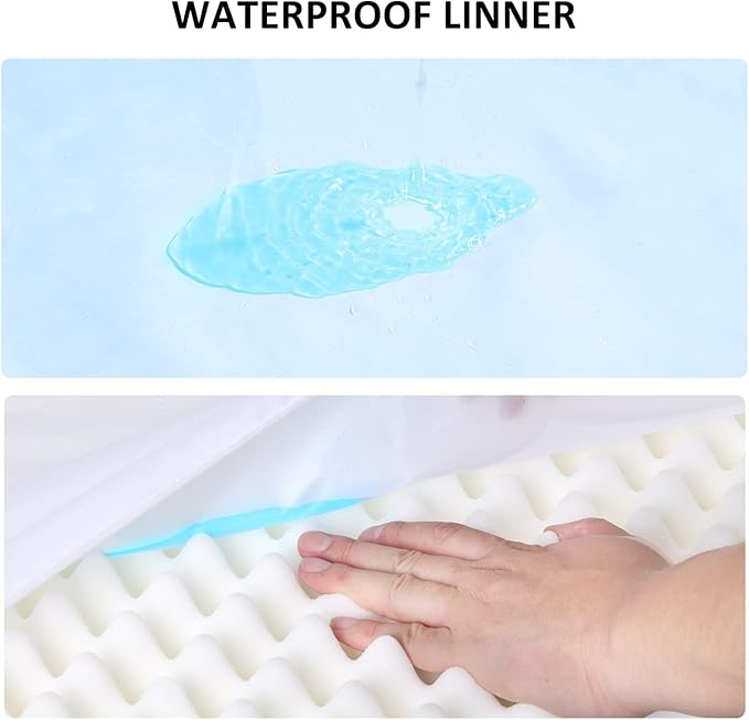 Bedfolks 4" Thick Orthopedic Dog Bed for Jumbo Dogs