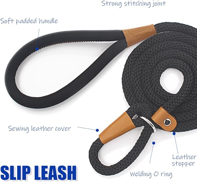 lynxking 6 FT Dog Leash Slip Lead 2