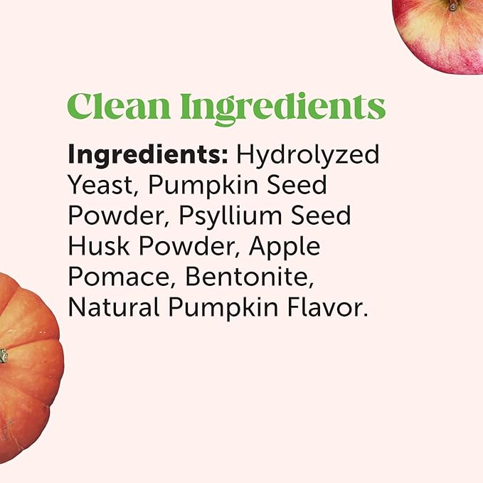 Pet Honesty Pumpkin Fiber Powder Supplement for Dogs (90 Scoops)
