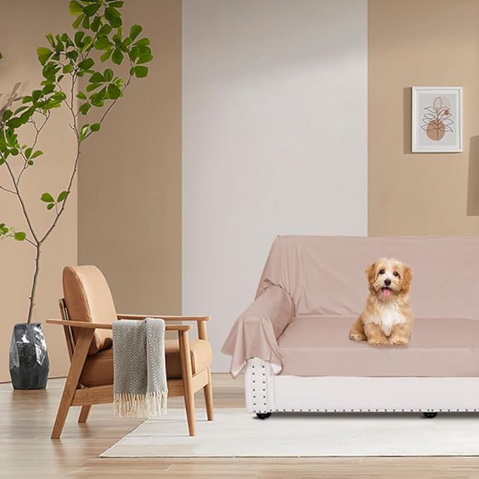 DUJUIKE Waterproof Bed Cover for Dog and Cats 100% Waterproof 63 * 90 inch,