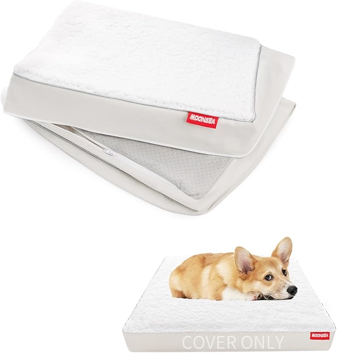 Small Dog Bed Cover with Zipper 24" L 18" W 3" H