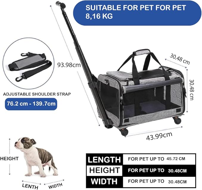 Kit Foldable Travel Bag for Small Pet Carrier with 2 Travel Water Bowl for Dogs