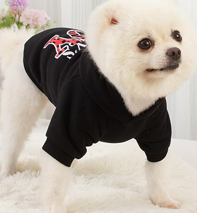 Elledia Dog Hoodie Mommy's Boy Printed Sweatshirts Pet