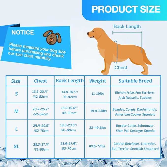 Dog Cooling Vest for Summer