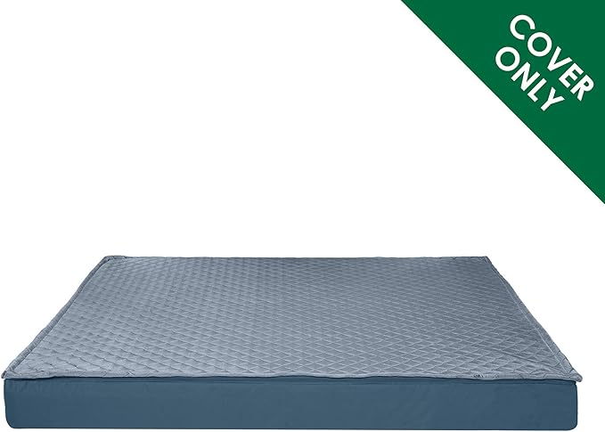 Furhaven Replacement Dog Bed Cover Water-Resistant Indoor/Outdoor Quilt Top Convertible Mattress