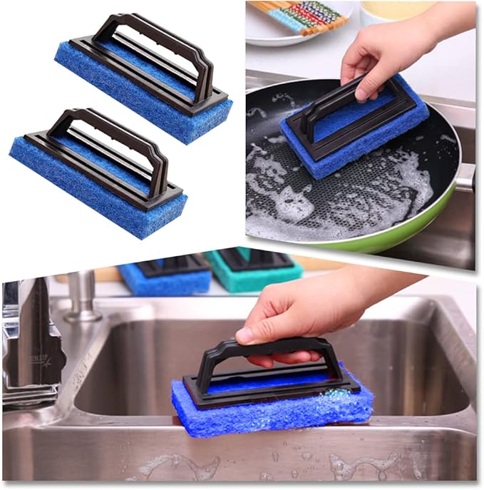 2 Pcs Square Large Area Fish Tank Cleaning