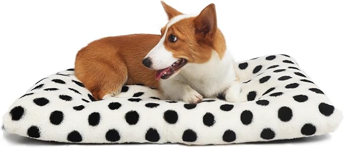 30 Inch Crate Pad for Medium Dogs Washable Dog Crate Pad 30x19 Anti-Slip Crate Bed Medium Dog Crate Bed