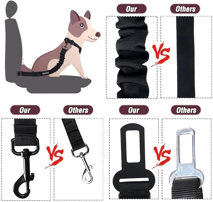 COOYOO Dog Seat Belt