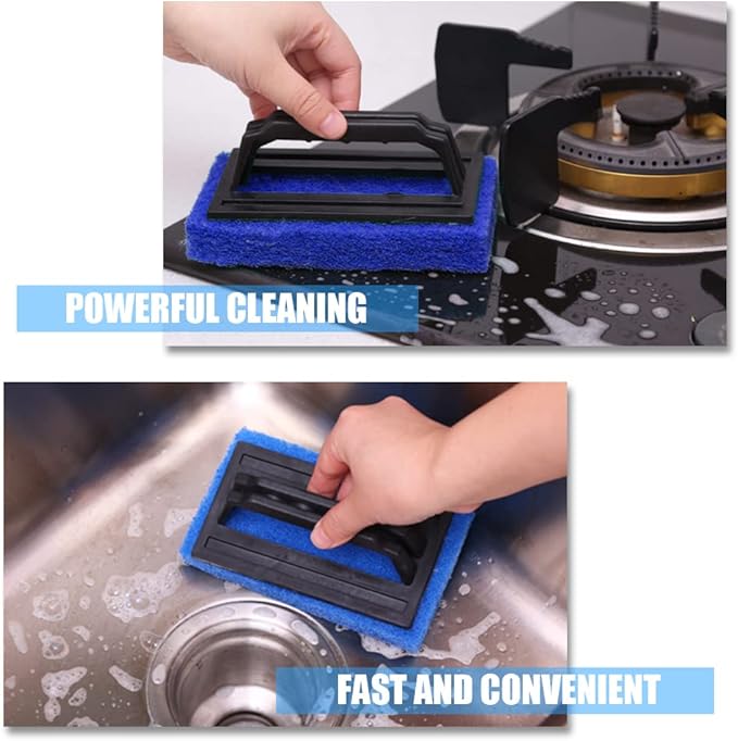 2 Pcs Square Large Area Fish Tank Cleaning