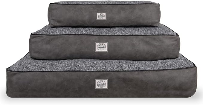 Memory Foam Dog Bed for Large Dogs- Waterproof Dog Bed Mat with Removable Washable Cover