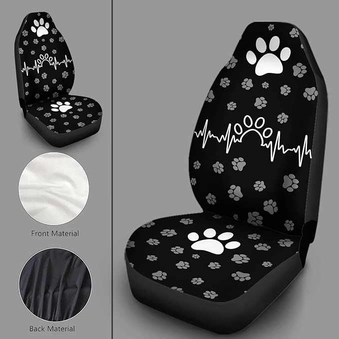 Thin Car Seat Cover 2PCS Auto