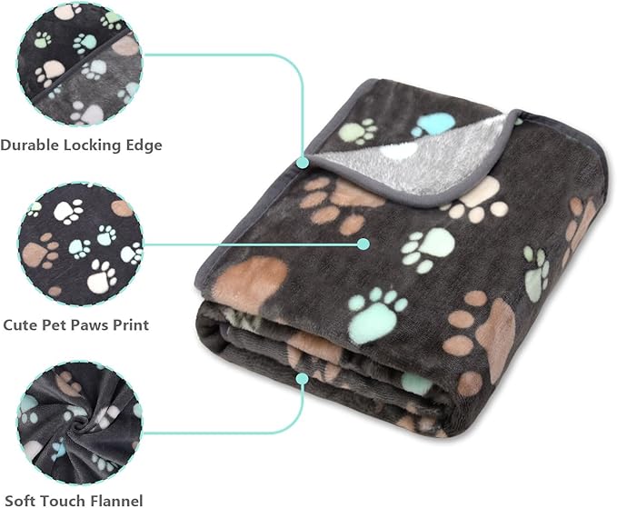 Blankets for Dogs 3 Pack 41" x 31",Soft Pet
