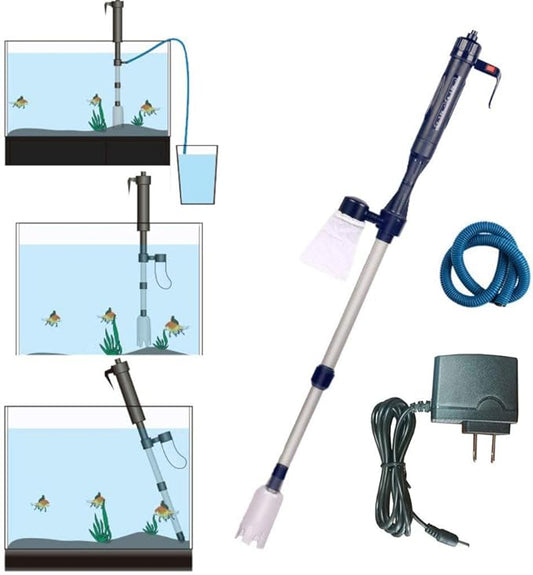 LONDAFISH Electric Fish Tank Vacuum Cleaner Syphon Operated