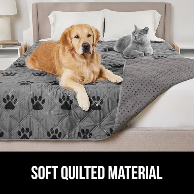 Gorilla Grip 100% Waterproof Dog Blanket 82x82