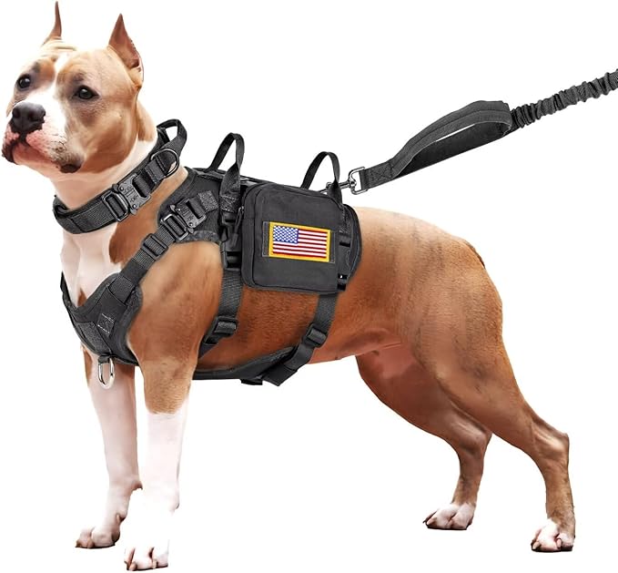 Forestpaw Tactical Dog Harness for Large Dogs
