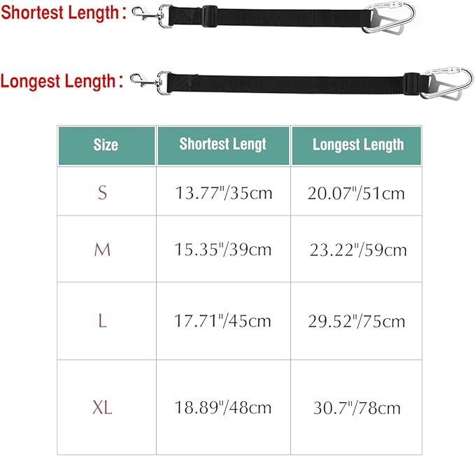 Dog Vehicle Safety Vest Harness