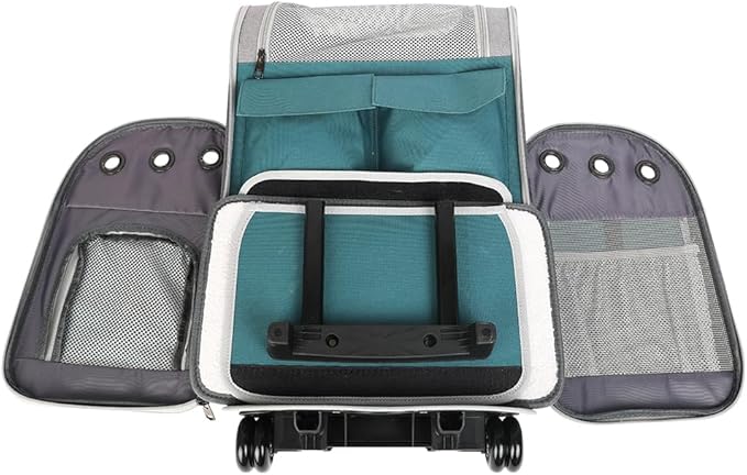 Cat Carrier Backpack with Wheels