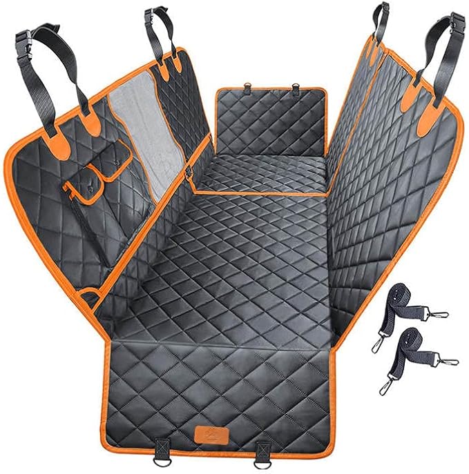 CHEWCREW 4-in-1 Dog Car Seat Cover Waterproof Pet